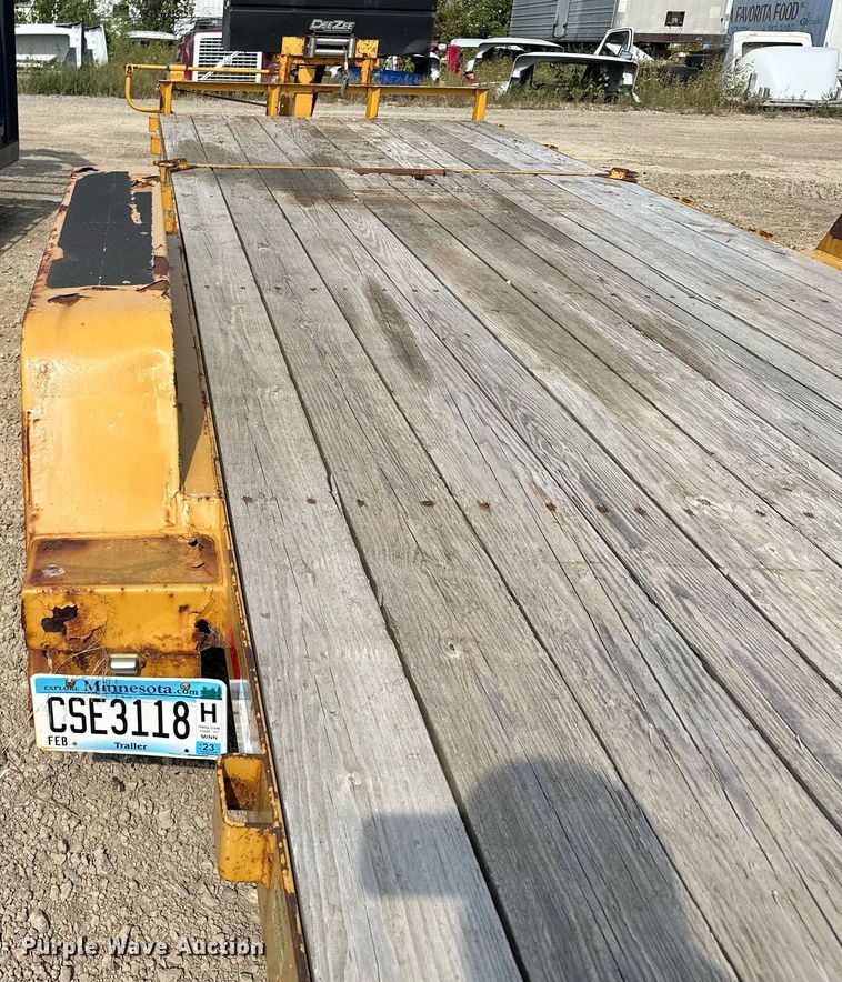 image for item MQ9450 2014 Behnke  tilt deck equipment trailer