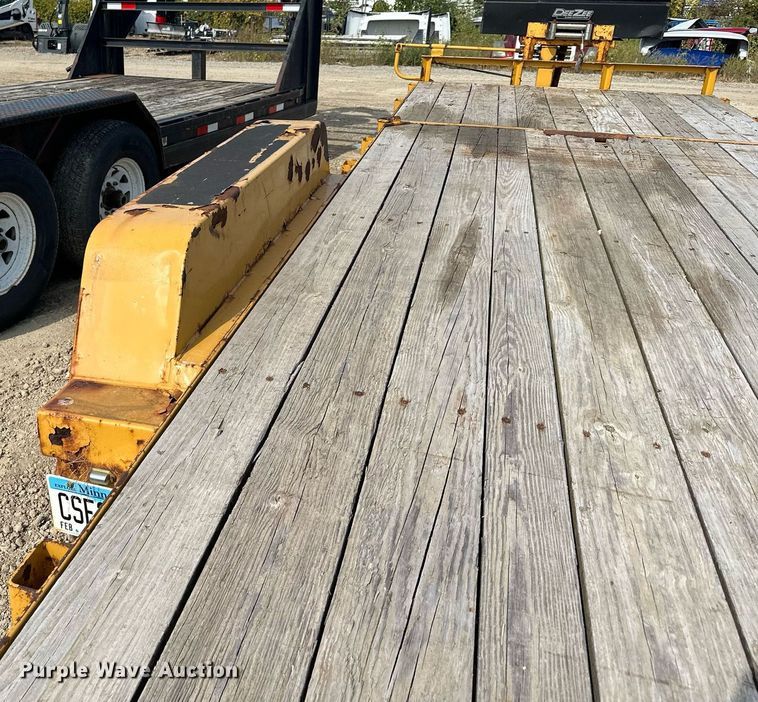 image for item MQ9450 2014 Behnke  tilt deck equipment trailer