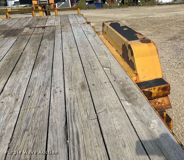 image for item MQ9450 2014 Behnke  tilt deck equipment trailer