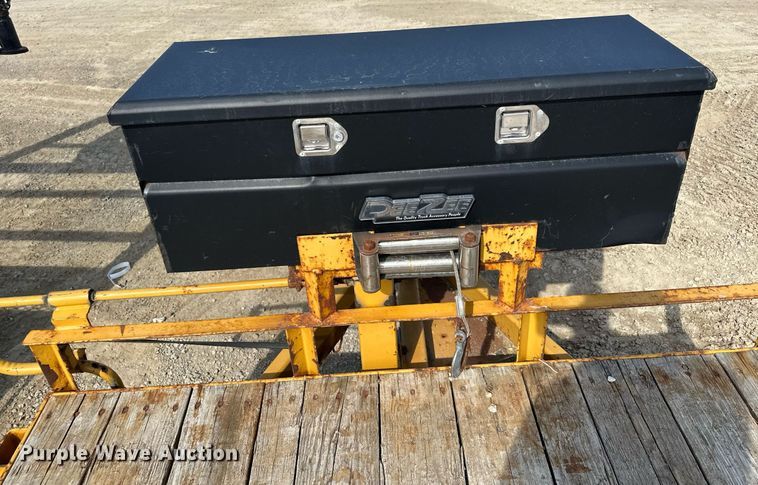 image for item MQ9450 2014 Behnke  tilt deck equipment trailer