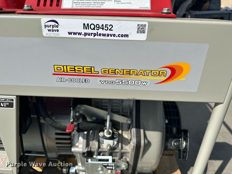 image for item MQ9452 Yanmar YDG5500W-6EI  generator