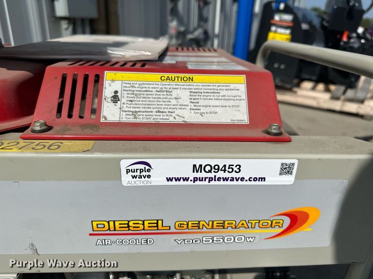 image for item MQ9453 Yanmar YDG5500W-6EI  generator