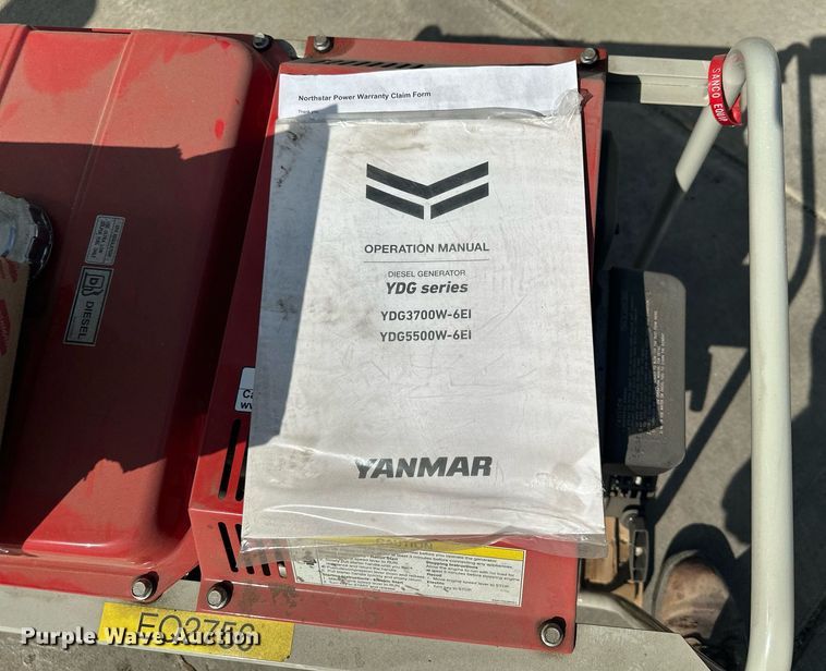 image for item MQ9453 Yanmar YDG5500W-6EI  generator