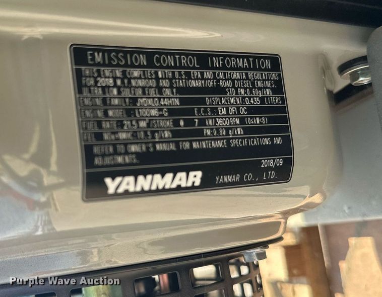image for item MQ9453 Yanmar YDG5500W-6EI  generator