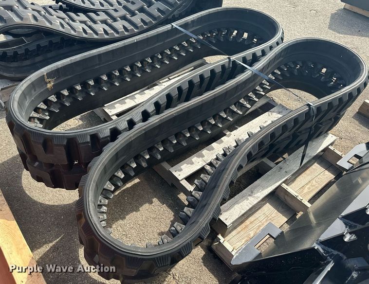 image for item MQ9455 Bobcat  (2) Bridgestone Bobcat skid steer tracks 