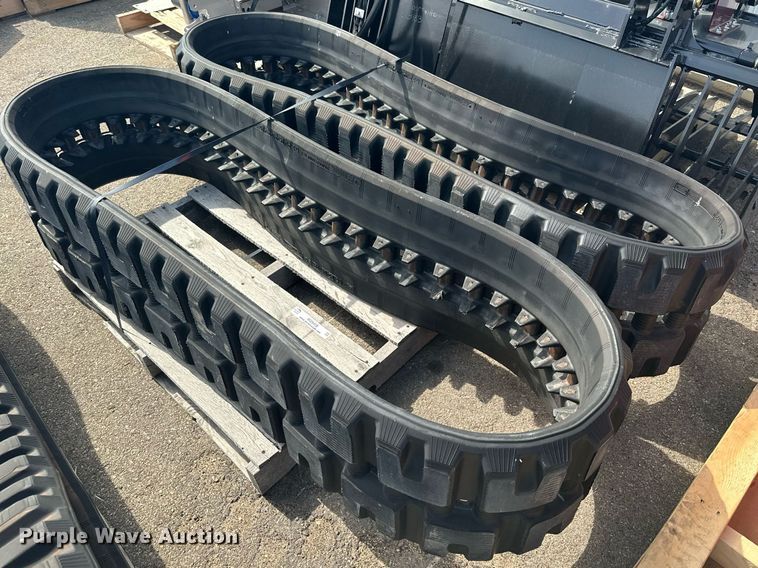 image for item MQ9455 Bobcat  (2) Bridgestone Bobcat skid steer tracks 