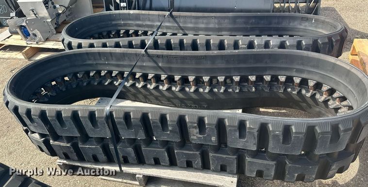 image for item MQ9455 Bobcat  (2) Bridgestone Bobcat skid steer tracks 