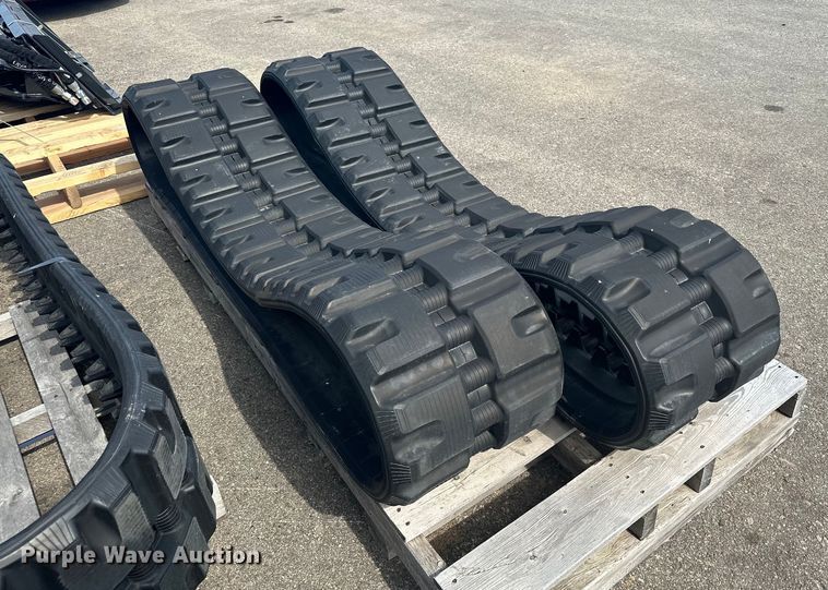 image for item MQ9456 Bridgestone  Bobcat  (2) Bridgestone Bobcat skid steer tracks 