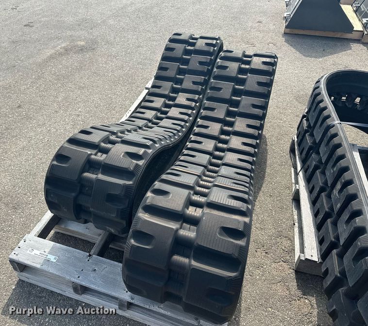 image for item MQ9456 Bridgestone  Bobcat  (2) Bridgestone Bobcat skid steer tracks 