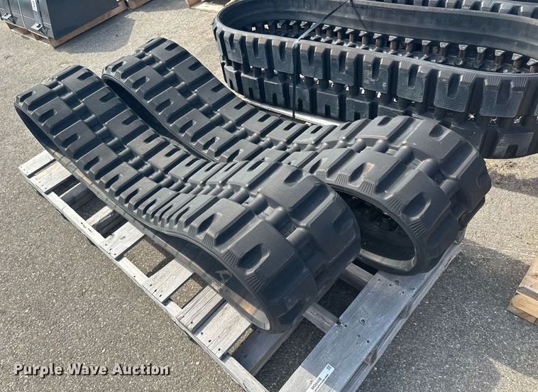 image for item MQ9456 Bridgestone  Bobcat  (2) Bridgestone Bobcat skid steer tracks 