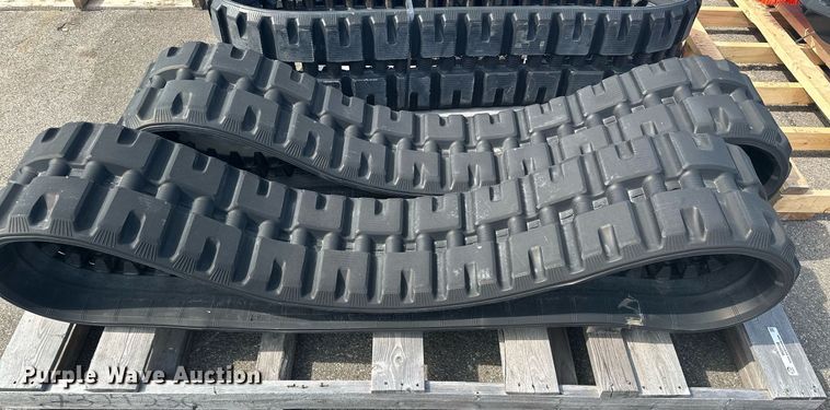 image for item MQ9456 Bridgestone  Bobcat  (2) Bridgestone Bobcat skid steer tracks 