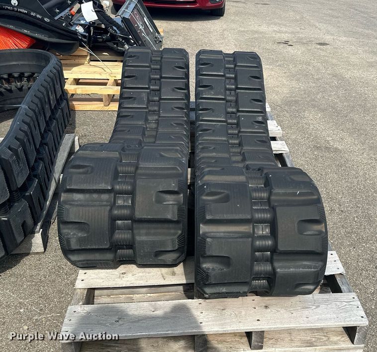 image for item MQ9456 Bridgestone  Bobcat  (2) Bridgestone Bobcat skid steer tracks 
