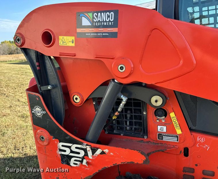 image for item MQ9457 2021 Kubota SSV65  skid steer loader