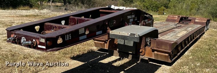 image for item MU9110 2000 Trail King TK110HDG-533  lowboy equipment trailer