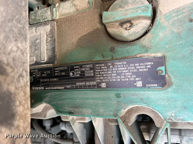 image for item NA9177 2018 Volvo P7170B  paver