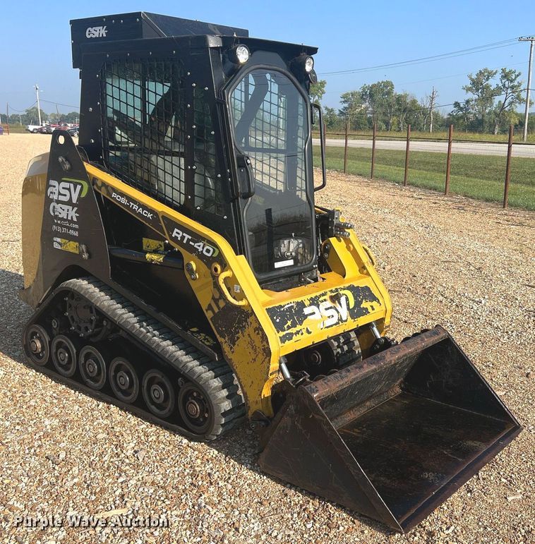 image for item NA9195 2018 ASV RT40  tracked skid steer loader