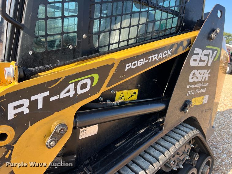 image for item NA9195 2018 ASV RT40  tracked skid steer loader