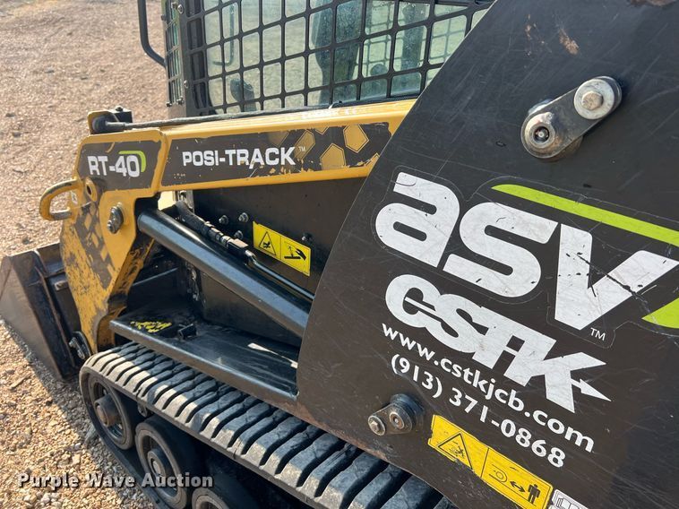 image for item NA9195 2018 ASV RT40  tracked skid steer loader