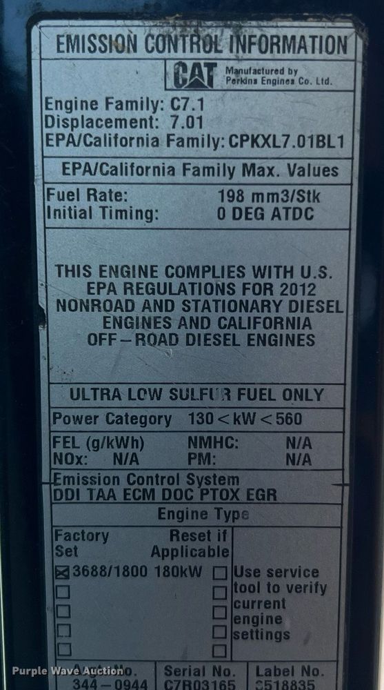 image for item NA9244 2012 Caterpillar 329EL  excavator