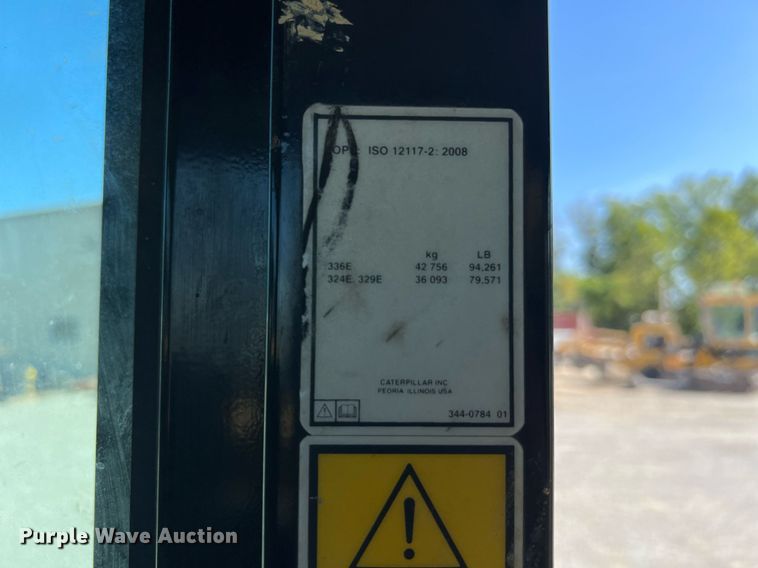 image for item NA9244 2012 Caterpillar 329EL  excavator