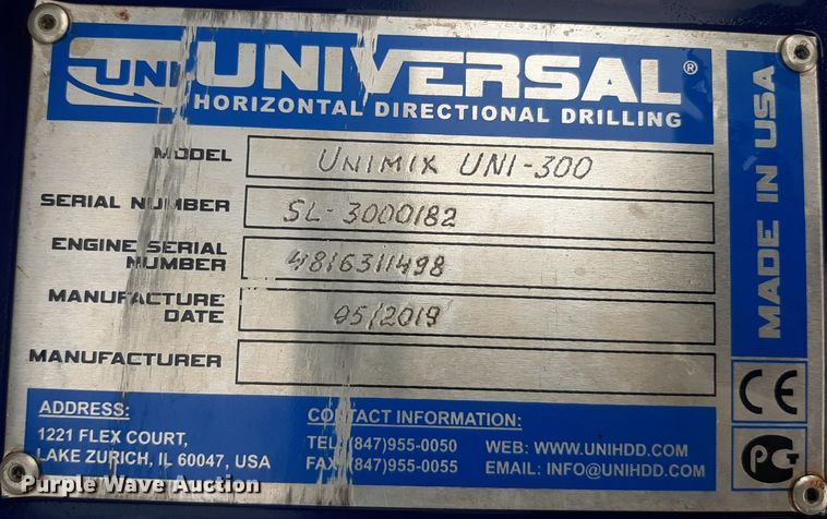 image for item NF9260 2019 Unimix 300  Mud mixer