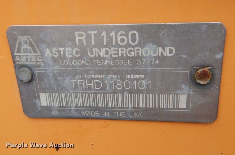 image for item NF9262 2008 Astec RT1160  trencher