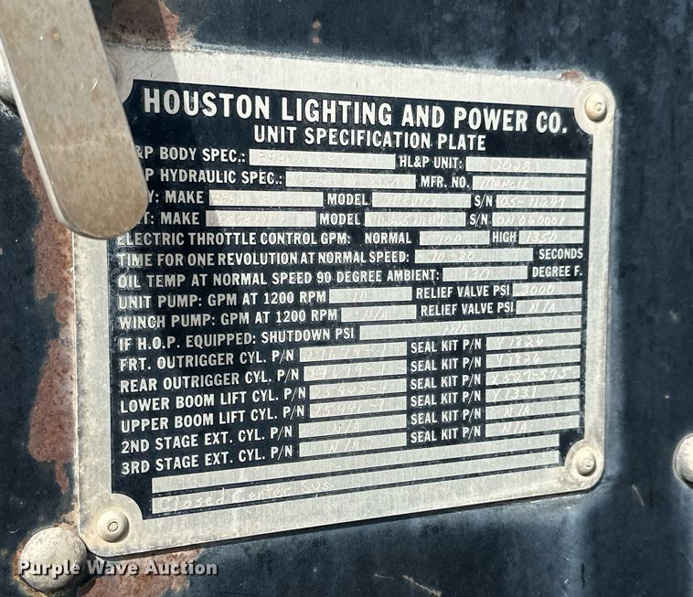 image for item NP9659 2006 Ford F750 Super Duty  bucket truck