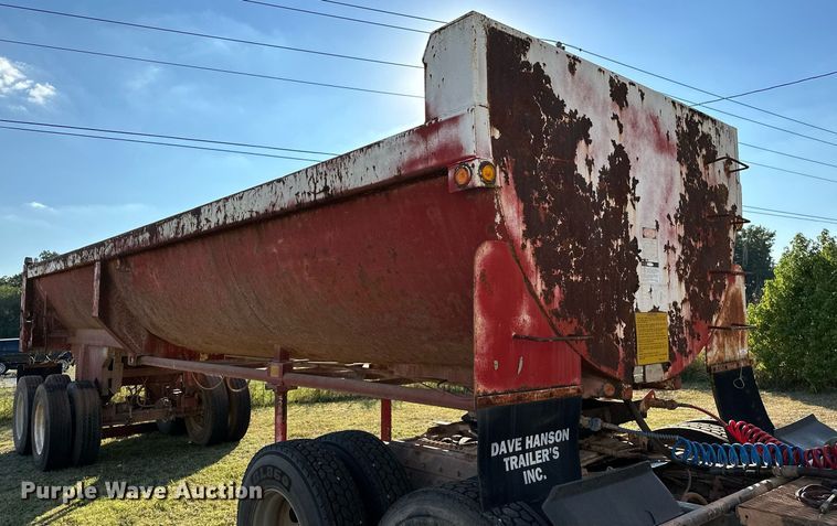 image for item NQ9336 1985 Fruehauf DRX-M2-530  end dump trailer