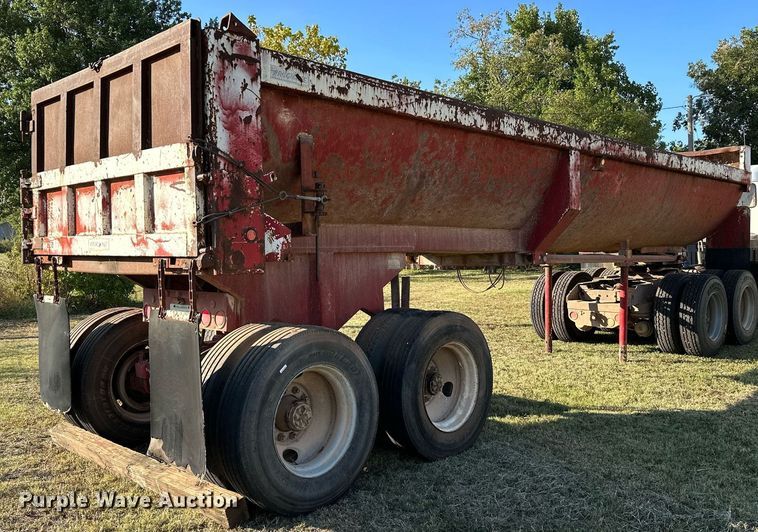 image for item NQ9336 1985 Fruehauf DRX-M2-530  end dump trailer