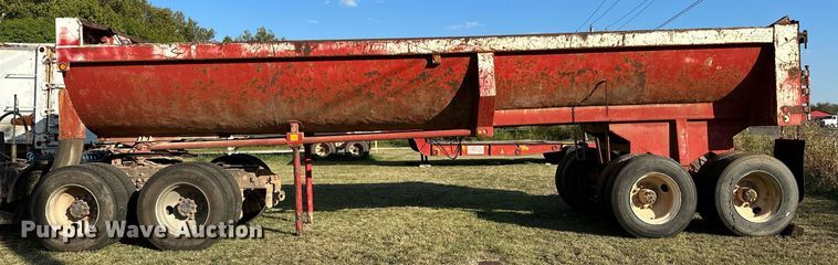 image for item NQ9336 1985 Fruehauf DRX-M2-530  end dump trailer