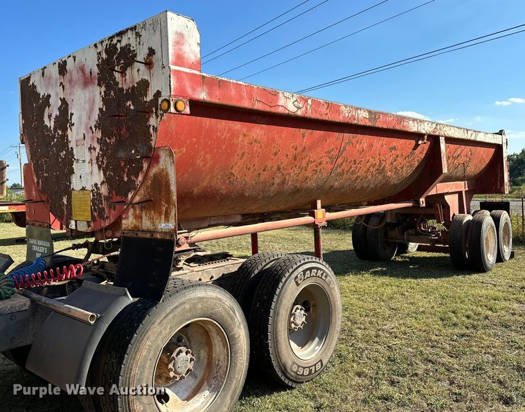 image for item NQ9336 1985 Fruehauf DRX-M2-530  end dump trailer
