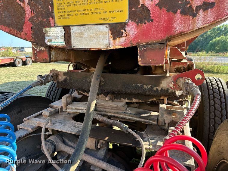 image for item NQ9336 1985 Fruehauf DRX-M2-530  end dump trailer