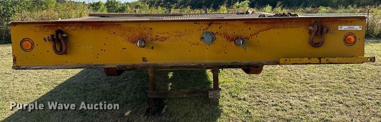 image for item NQ9342 1966 Fruehauf  drop deck trailer