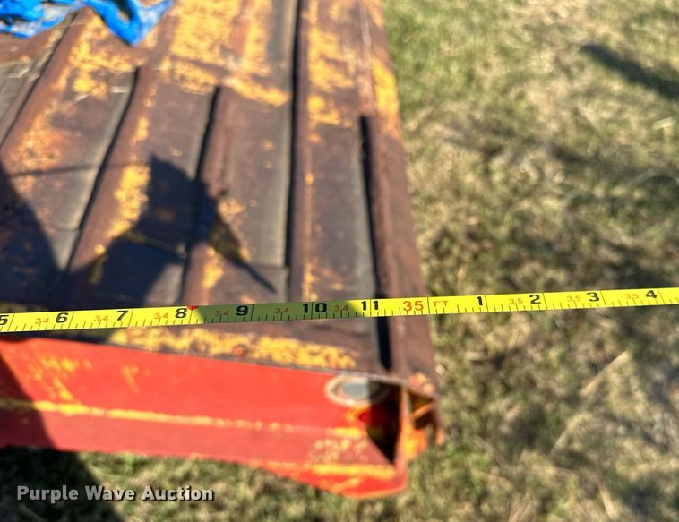 image for item NQ9342 1966 Fruehauf  drop deck trailer