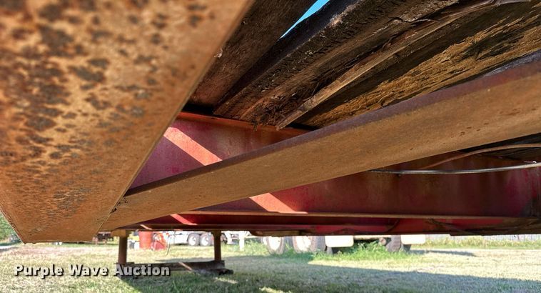 image for item NQ9342 1966 Fruehauf  drop deck trailer