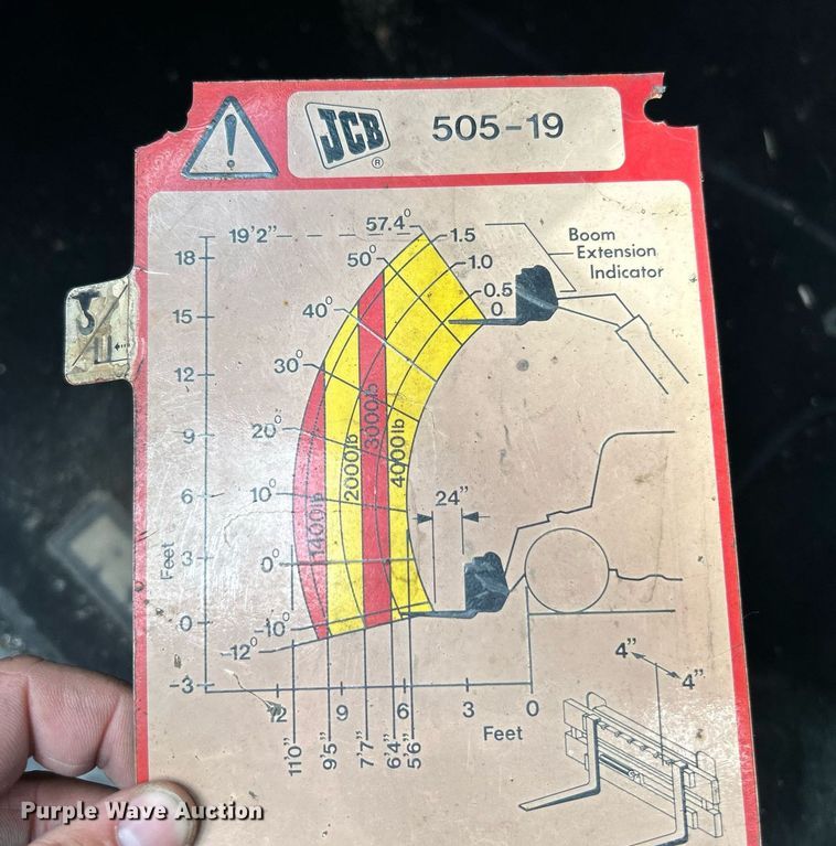 image for item NQ9823 1990 JCB 505-19  telehandler