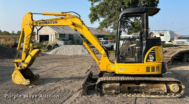 image for item NQ9877 Komatsu PC55MR-2  mini excavator