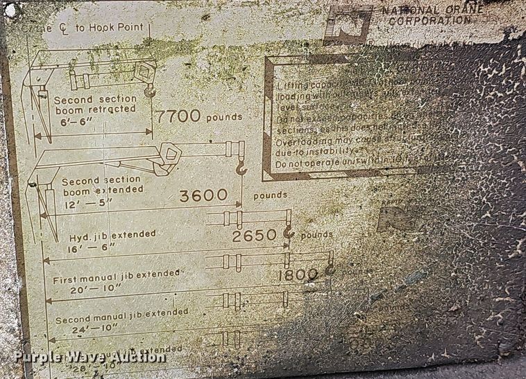 image for item NT9987 National Crane  crane