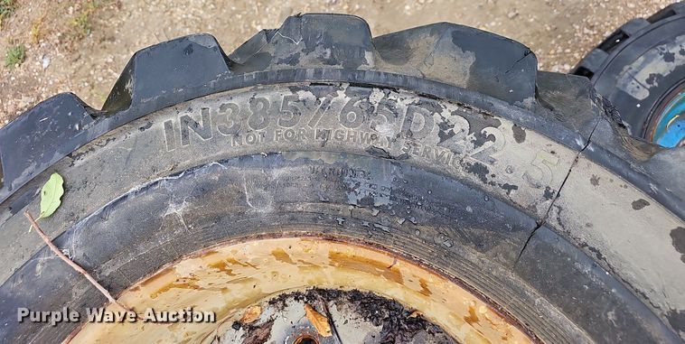 image for item NT9988 (4) 385/65-22.5 tires and wheels