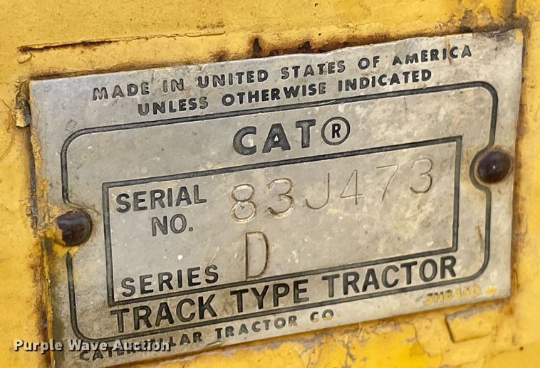 image for item NX9782 1968 Caterpillar D4D  pipelayer