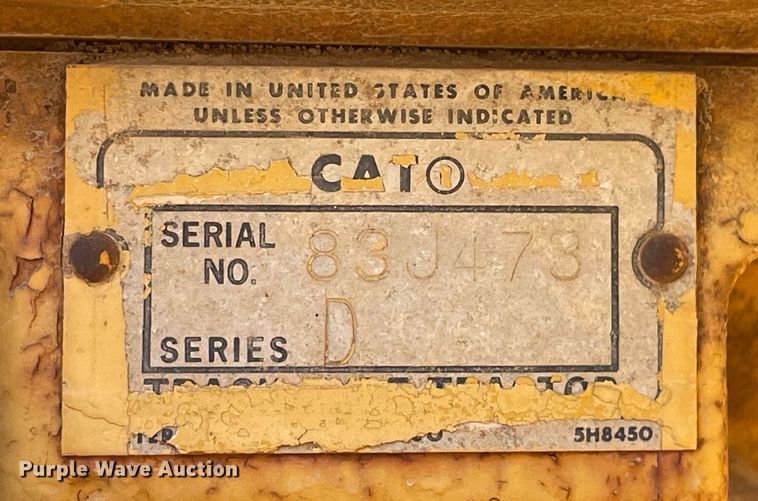 image for item NX9782 1968 Caterpillar D4D  pipelayer