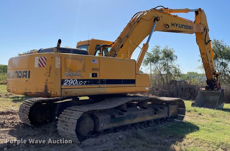 image for item NX9783 2002 Hyundai Robex 290LC-7  excavator