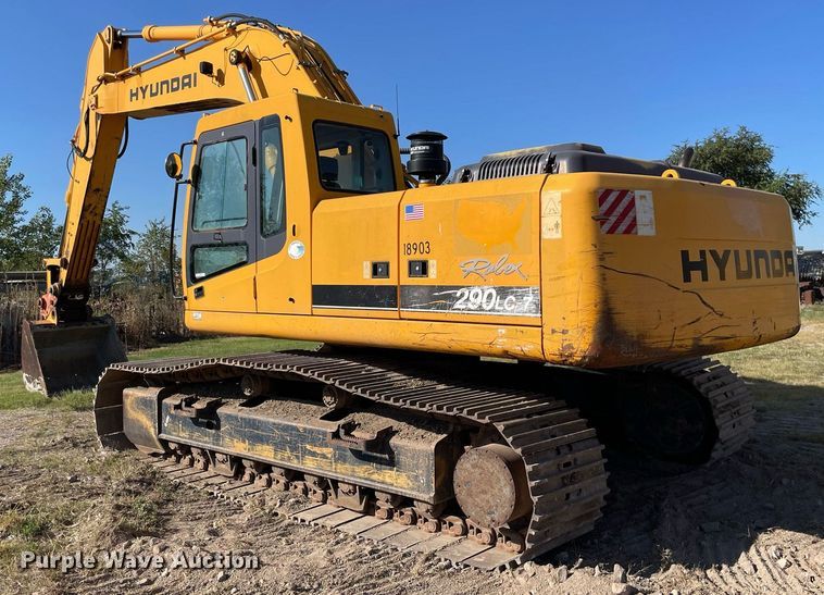 image for item NX9783 2002 Hyundai Robex 290LC-7  excavator