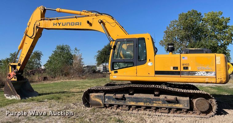 image for item NX9783 2002 Hyundai Robex 290LC-7  excavator