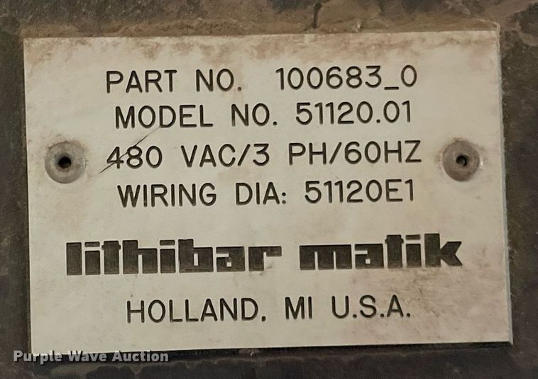 image for item NX9839 Lithibar Matik 51120.01  hydraulic power unit