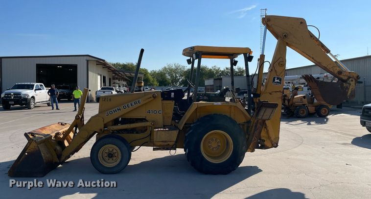 image for item NY9914 1988 John Deere 410C  backhoe