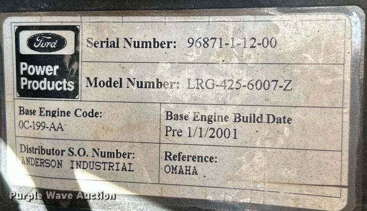 image for item NZ9032 2002 Terex TB42  boom lift