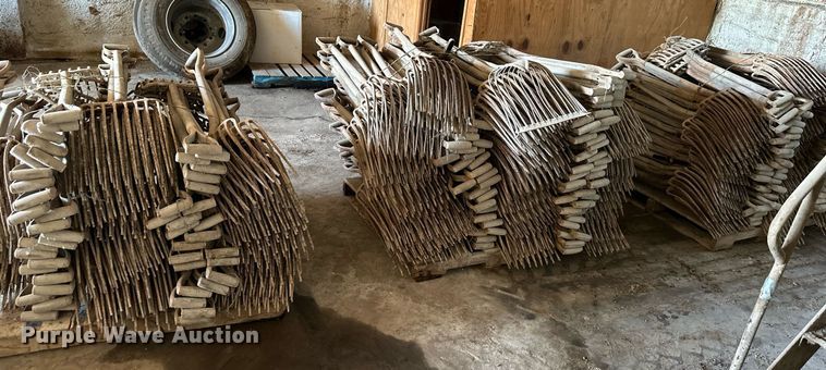 image for item OF9056 (3) pallets of pitch forks