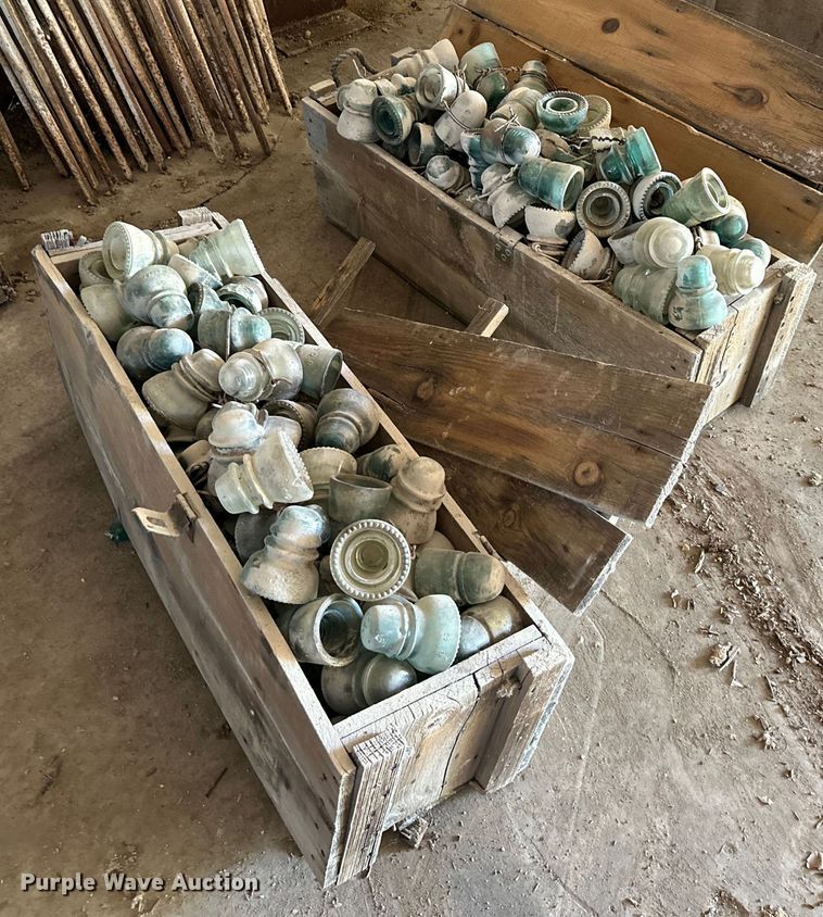 image for item OF9057 (13) boxes of power line insulators