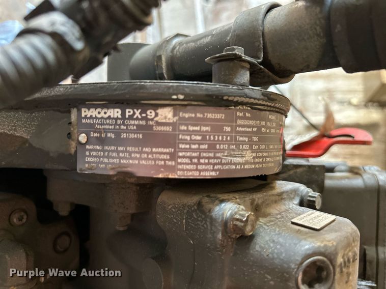 image for item OF9058 2013 Cummins Paccar PX-9  engine